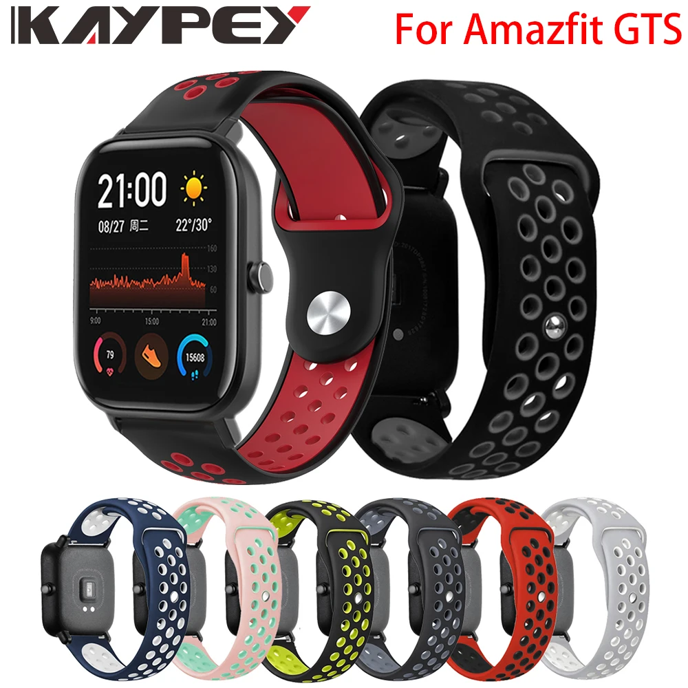 Силиконовый ремешок браслет для Amazfit GTS Смарт-часы ремешок 20 мм для Xiaomi Huami AMAZFIT GTS Correa браслет аксессуары