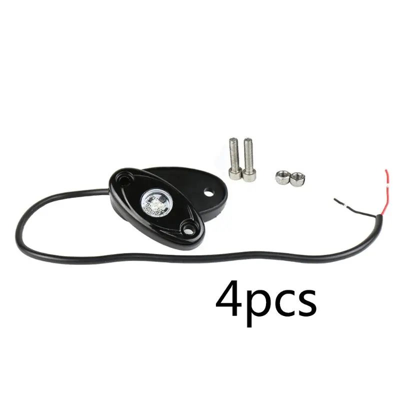 

4 шт. светодиодный светильник Rock s Водонепроницаемый светодиодный неоновый светильник для автомобиля грузовика внедорожника