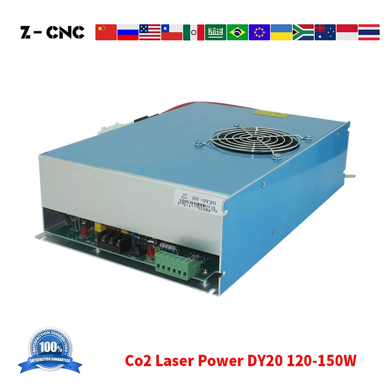 

Z-CNC Co2 Laser Power Supply DY20 AC110V AC220V for 120 130 140 150W Blue Case HY PSU Replace MYJG-150