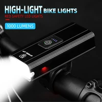 high brightness bike light whlle up mtb road cycling front light 1000 lumens waterproof warning safety