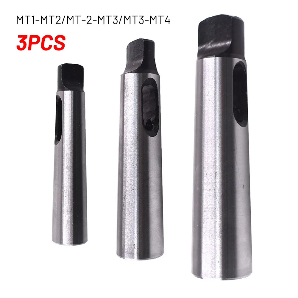 

0.015mm 3pcs 45# Steel Drill Chuck 50 HRC Accuracy MT1-MT2 MT-2-MT3 MT3-MT4