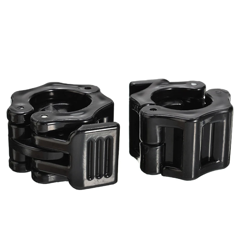 2 шт. черный пластиковый замок для штанги воротники тяжелой атлетики хомуты