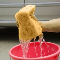 car wash sponge honeycomb extra large cleaning tool car yellow sponge block for home