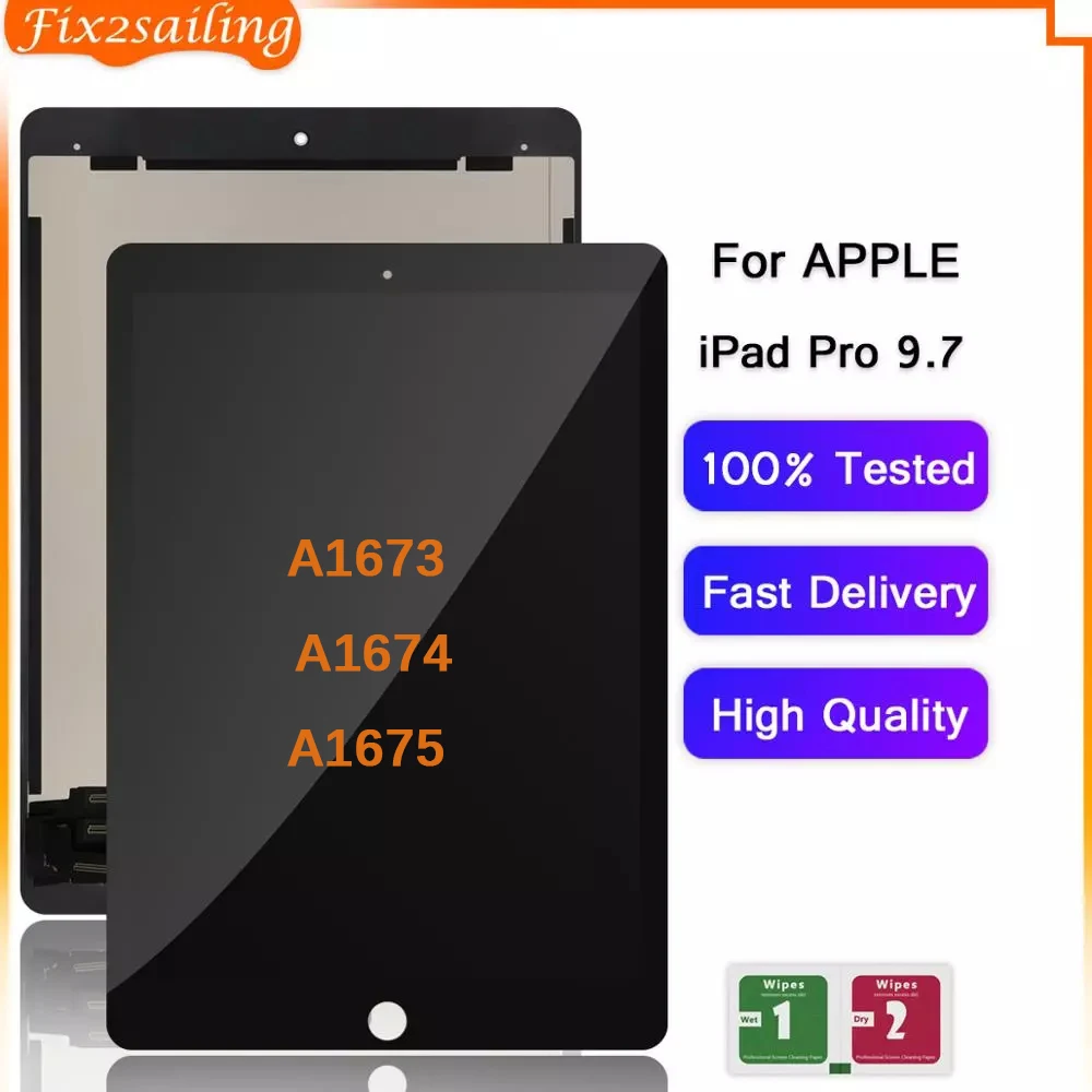 ЖК дисплей для Apple iPad Pro 9 7 A1673 A1674 A1675 сенсорный экран дигитайзер сенсоры сменная