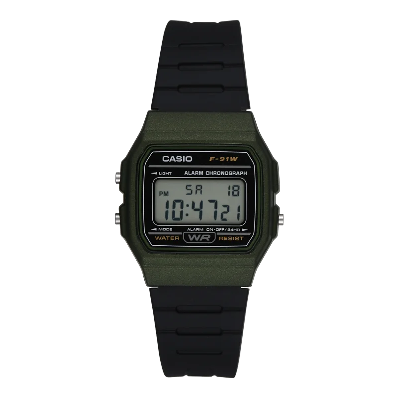 

Оптическими зумом Casio F-91WM-3A