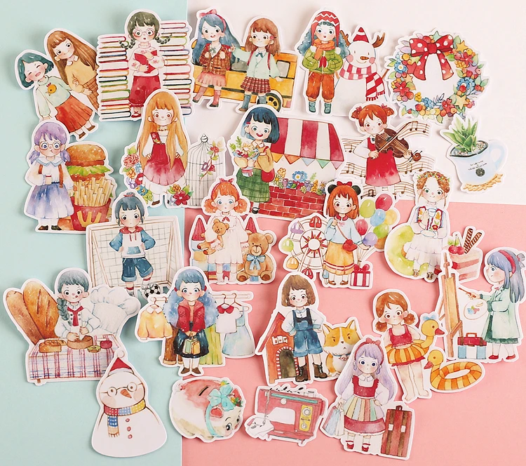 20 шт. детская мечта девочек Стикеры s ремесла и Скрапбукинг декоративная наклейка