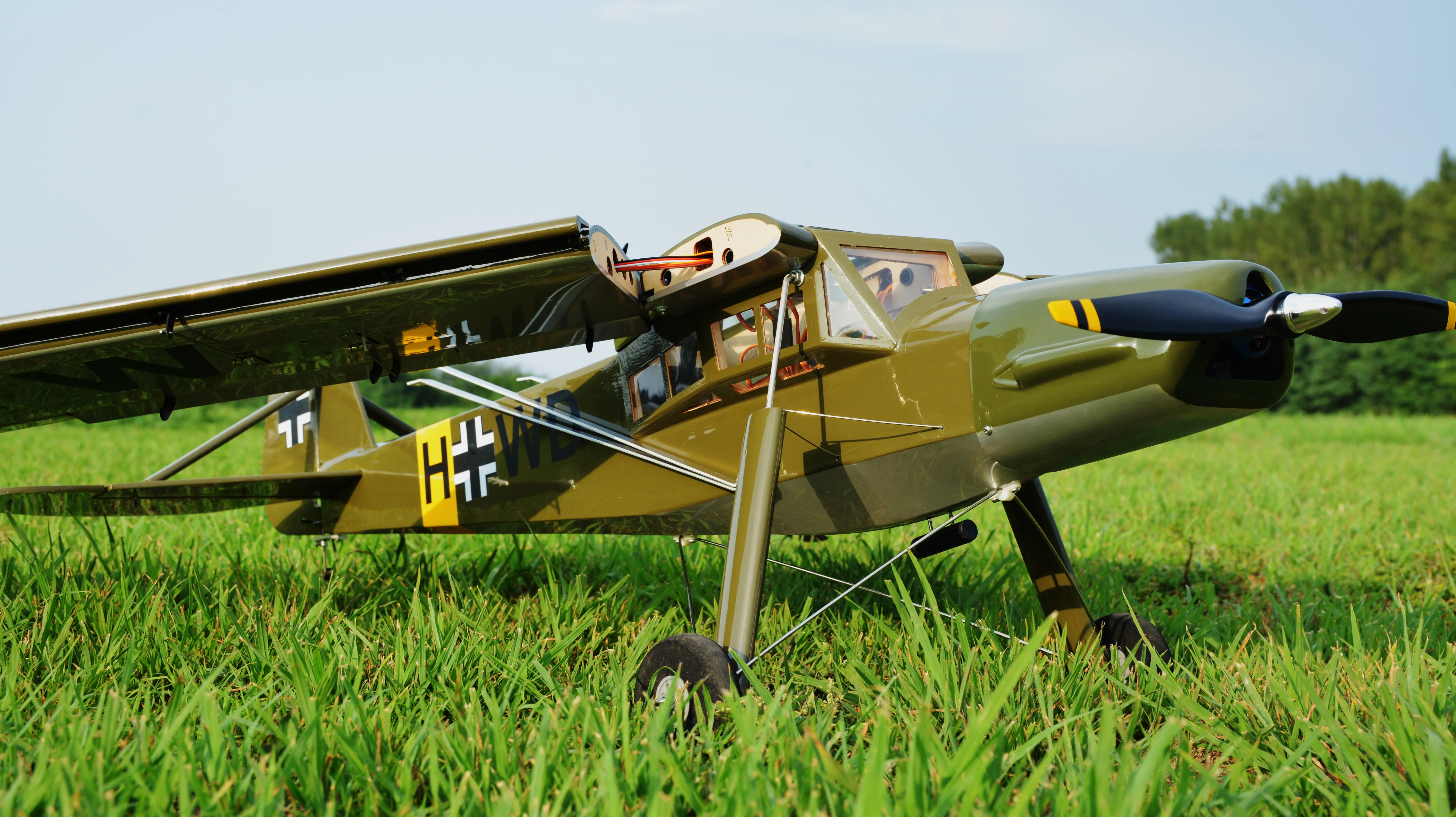 2020 Новый SCG21 Fieseler Storch Fi156 1600 мм (63 &quot) Balsa ARF PNP RC пленка для самолета|airplane model store|model