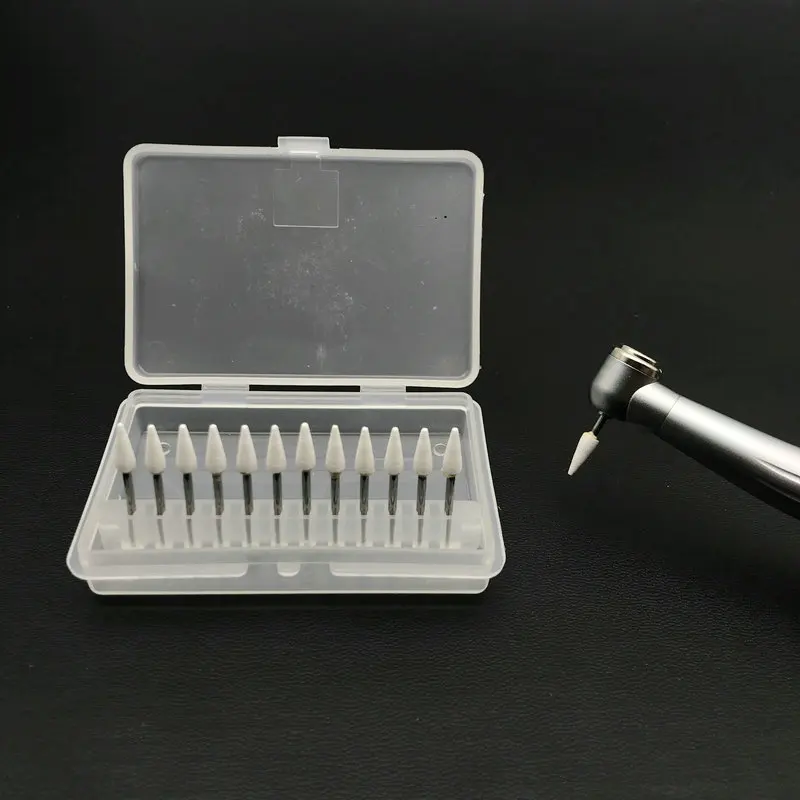 Стоматологические белые полоски камень фарфор смолы шлифовка наконечникка для