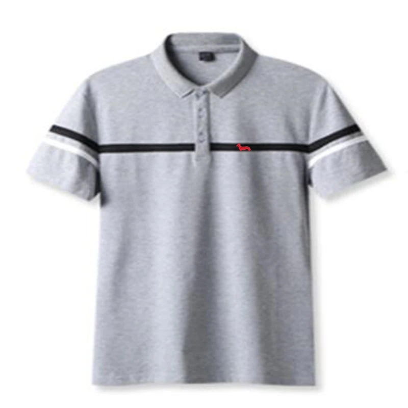 2020 Polo Shirts Men High Quality Cotton Short Sleeve Business Casual Solid Summer Sport Jerseys Golf Tennis Black | Мужская одежда