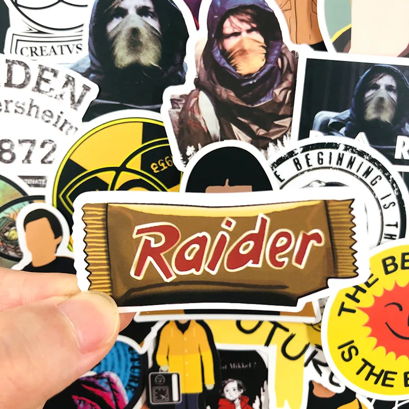 Pegatinas de la serie Dark TV para port&aacute;til, monopat&iacute;n, equipaje, nevera, Notebook, casco, juguete de dibujos animados, DIY, 10/50 unidades por paquete-4