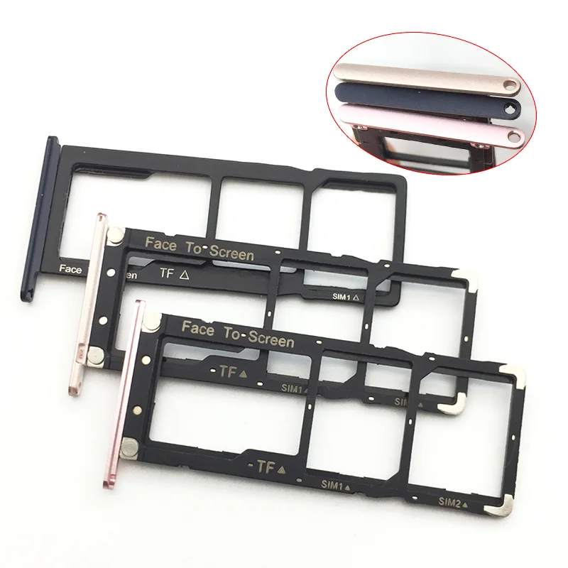 Держатель слота для SIM карты ASUS ZenFone 4 Max 5 ZC554KL адаптер Sim Запасные части|Шлейфы
