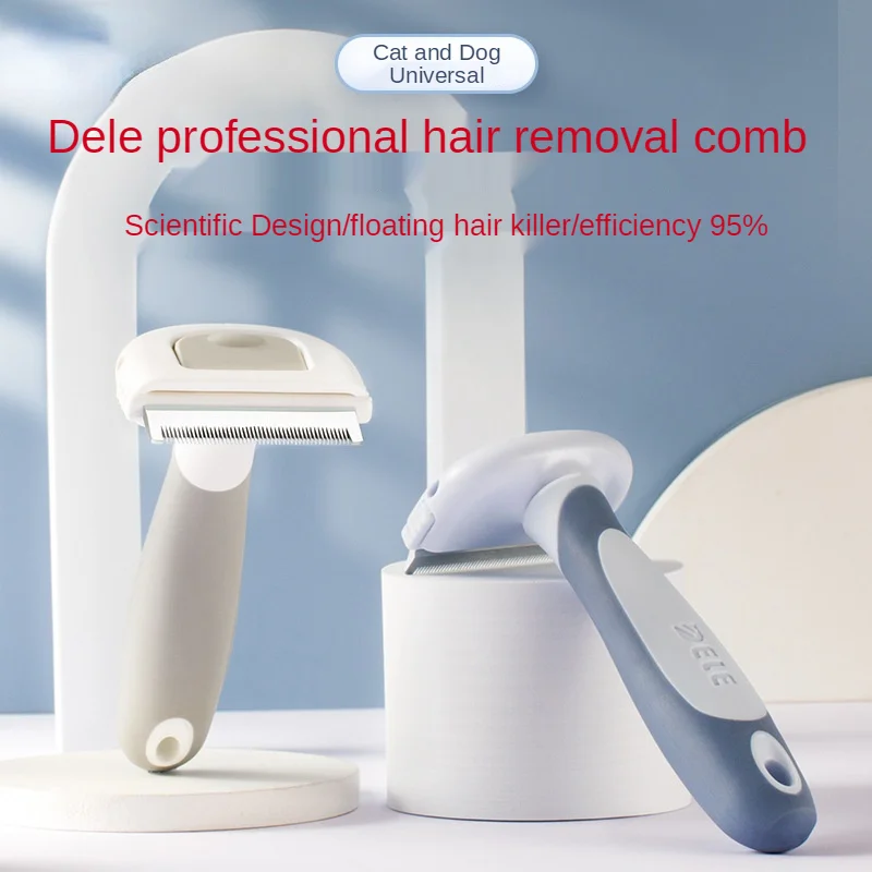 

Pet Hair Remover Combs Furmine Cat Grooming Brush Deshedding Tool Comb Edge Trimming Dog Cat Rake Removal Fur Brush Dog Grooming