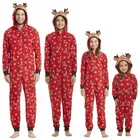 Комплект одежды для новогодней семьи, для мамы и папы, рождественские пижамные наборы, комплект одежды для сна с принтом, 4 стиля