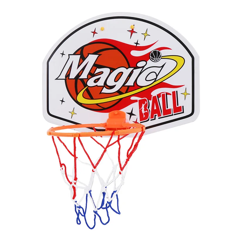 

5 Colors Kids Plastic Basketball Hoop Toy Mini Inflatable Ball Pump Backboard Rim Children Kids Wall Game