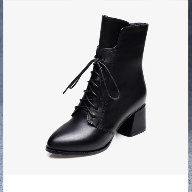 

2020 Newest Women Shoes Keep Warm High Heels Zapatos Mujer Fashion Sexy Snow Boots Ladies Shoes Women Pumps Side Zipper Pumps