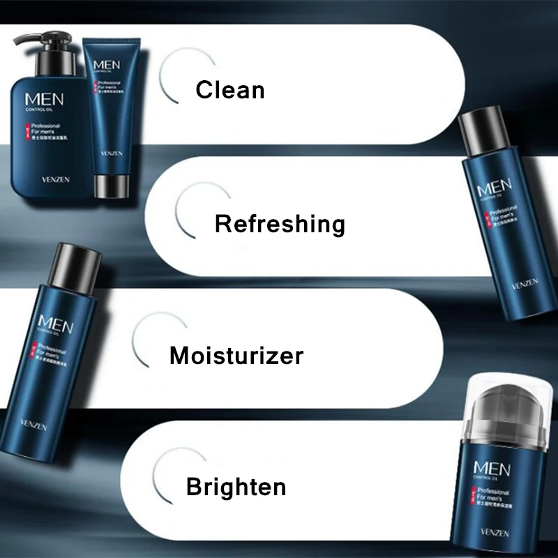 Горячий уход для лица мужчин набор косметики против морщин консилер тоник с