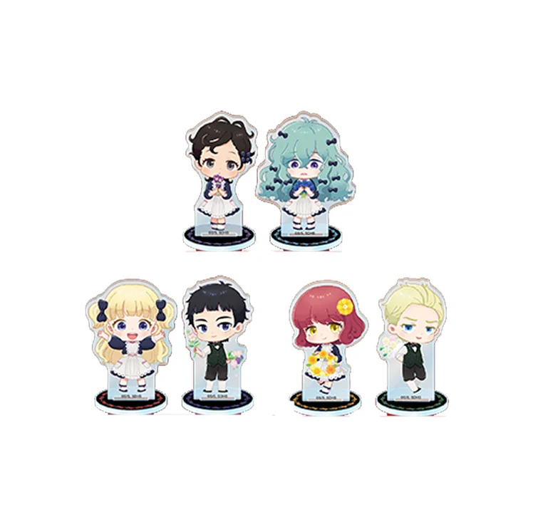 Anime Shadow House Lou Shaun Kate Ricky Cosplay Acrylic Figure Stand Figure Brinquedos Kids Gift Toy 9851  - buy with discount