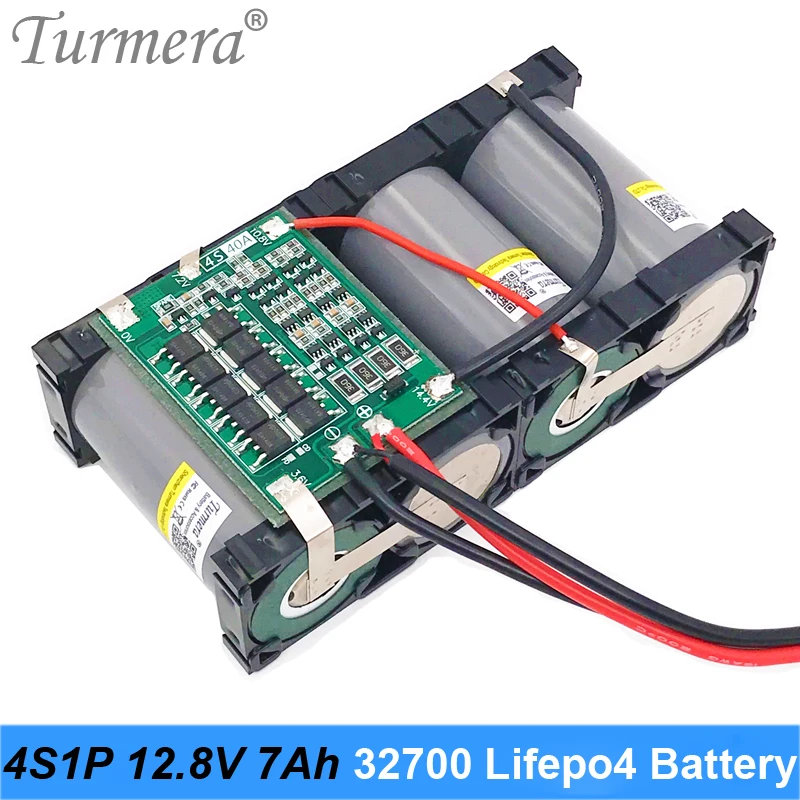 Аккумуляторная батарея Turmera литий-железо-фосфатный аккумулятор 12 8 В 7 Ач 4S1P 32700 с