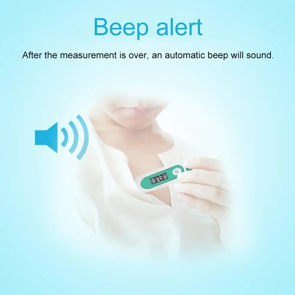 Цифровой Оральный ректальный мягкой головкой точность термометр для измерения