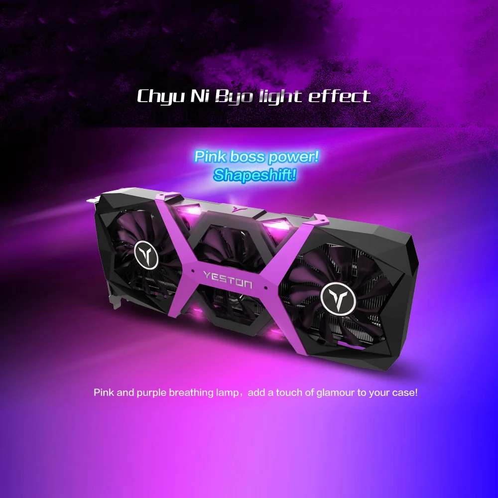 Yeston Radeon RX580 8 ГБ GDDR5 256bit PCI Express x16 3,0 видеокарта для видеоигр внешняя видеокарта для настольных ПК