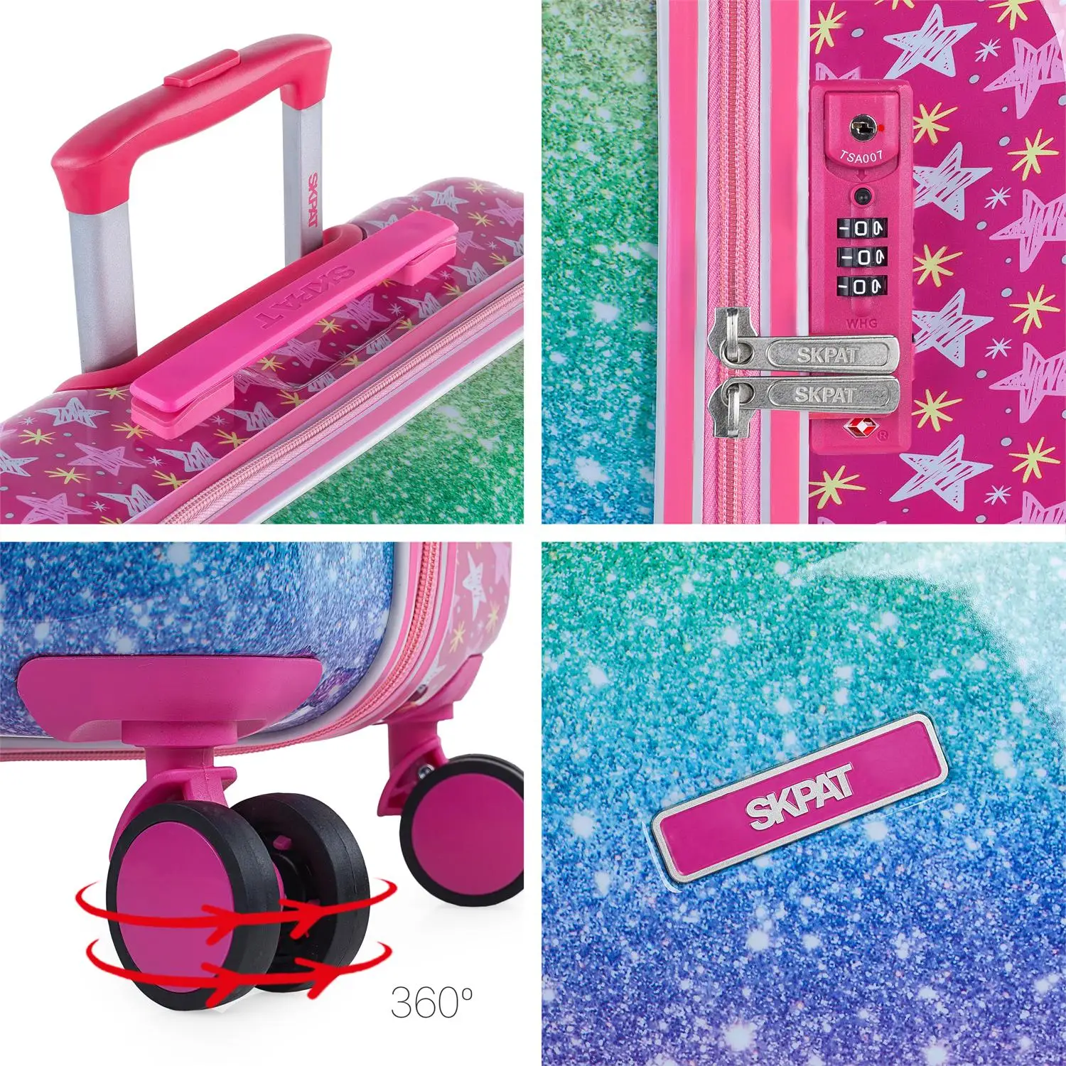Luggage Set Travel Rigid 4 Wheels Trolley 55/67 Cm Polycarbonate Stamping. Resistant And Lig |