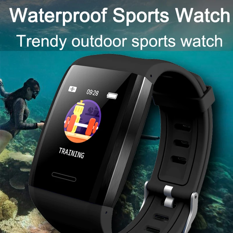 IP68 Watch smart band Heart rate waterproof fitness tracker bracelet blood pressure oxygen wristband men pk m3 m4 5 | Электроника