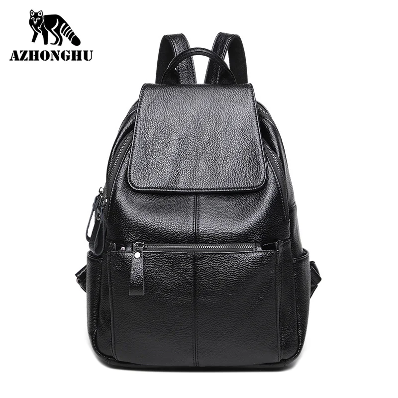 

Кожаный рюкзак для женщин, новинка 2020, Модный повседневный вместительный кожаный женский рюкзак в Корейском стиле, дорожная мини-сумка