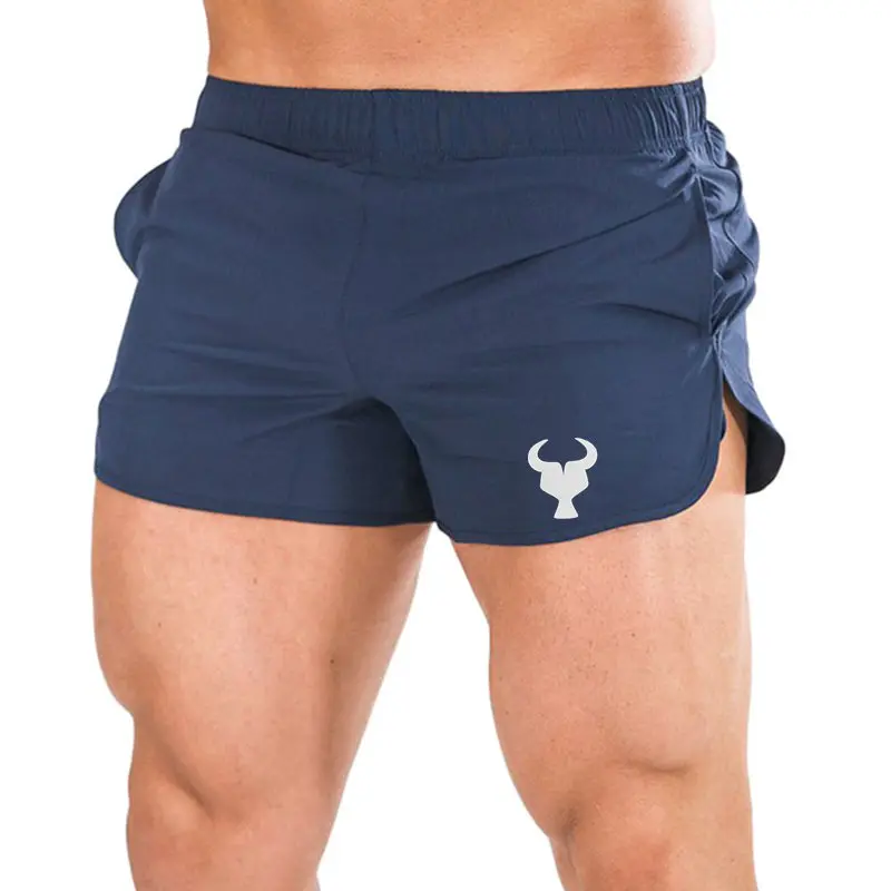 

2021 Mens Bodybuilding Brand Shorts Gyms Fitness Workout Sportswear Bottoms Male Joggers Casual Quick dry Beach Short Pants