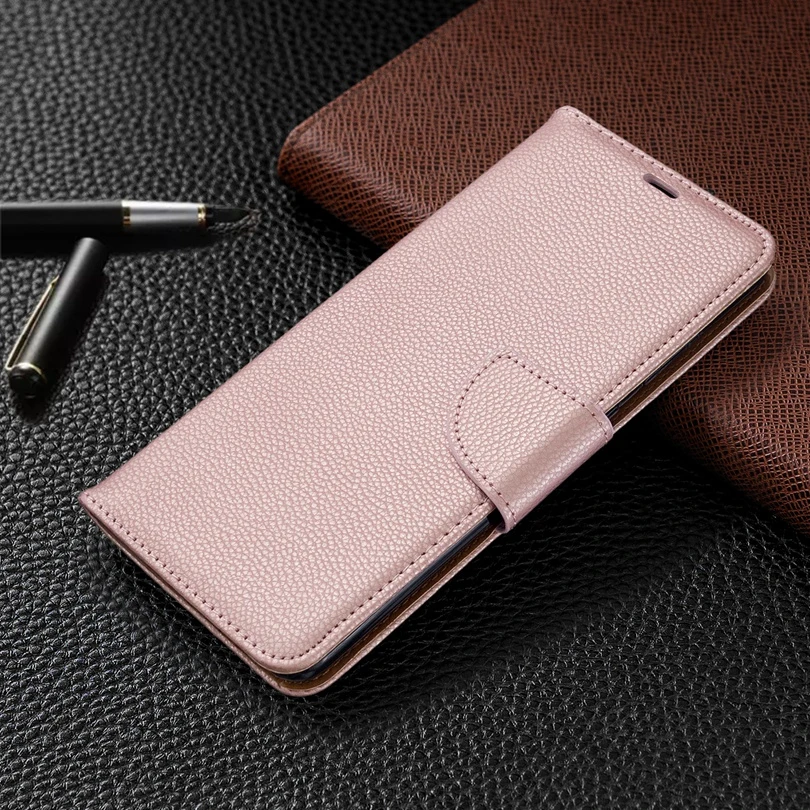 Чехол-книжка для Samsung Galaxy J4 J6 A6 A7 2018 S9 S10 E S20 FE S21 Note20 Plus кожаный | Мобильные телефоны
