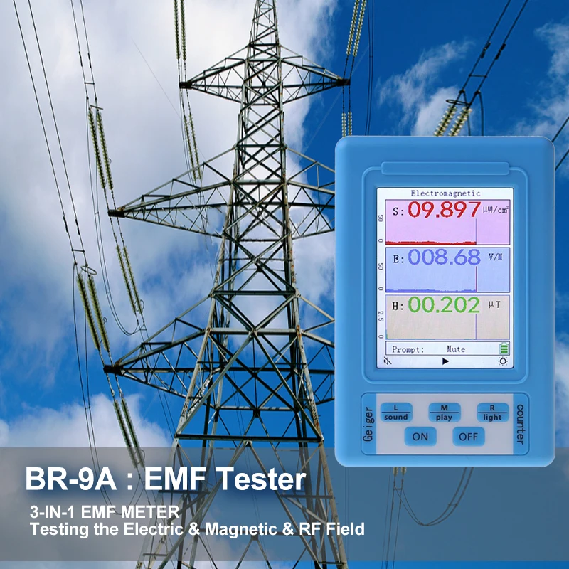 Детектор электромагнитного излучения EMF мерный детектор X-ray Beta Gamma счетчик