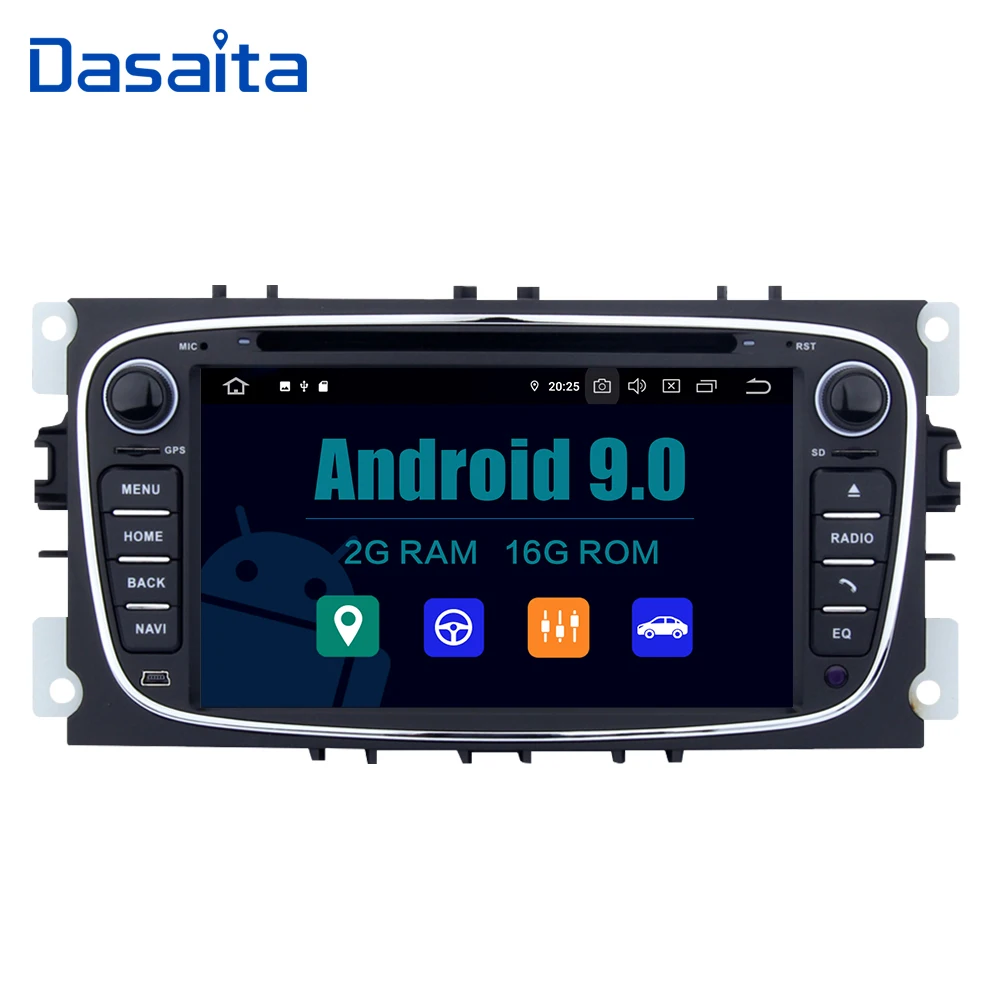 Android 9 0 автомобиля 1 din стерео для Ford focus 1999 2000 2001 2002 2003 2004 2005 2006 2007 2008 GPS