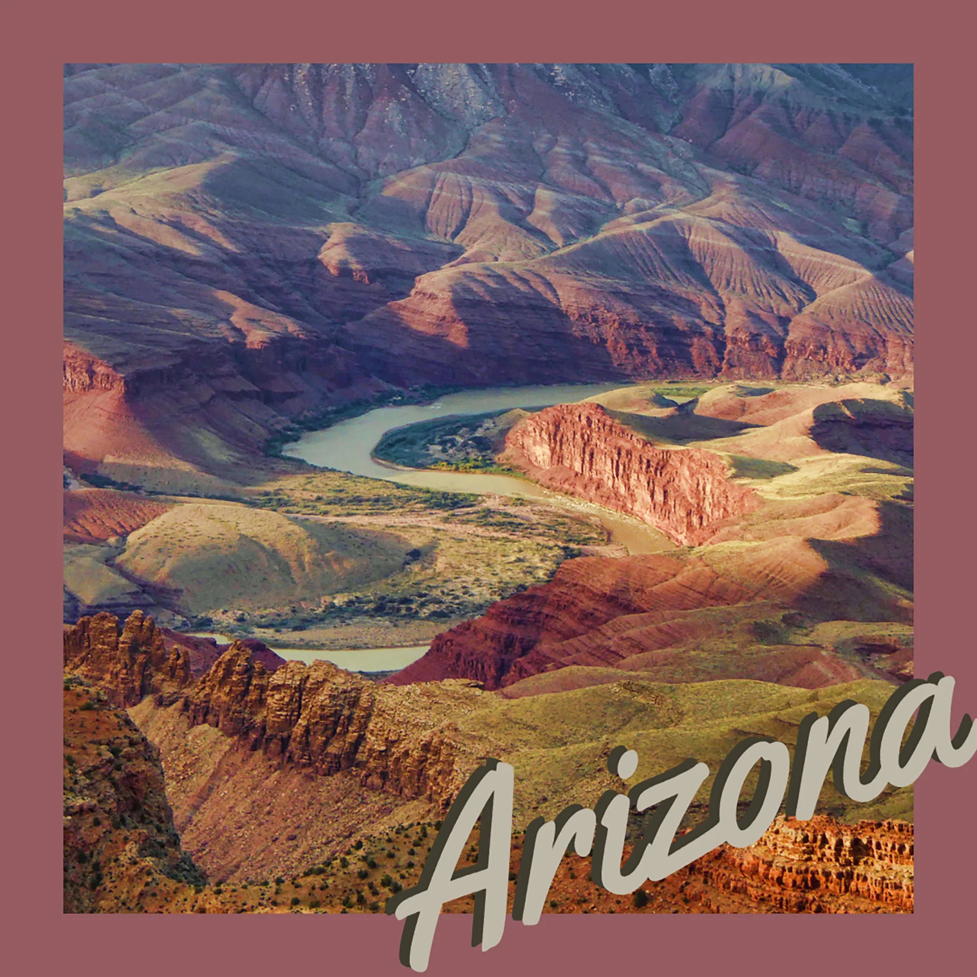 

400X300MM arizona-travel-poster jumbo fridge magnet SFM-0119