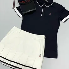Summer golf  compatible Golf Clothing Ladies Summer Short Sleeve T-Shirt Set GOLF Ladies Quick Dry Short Sleeve