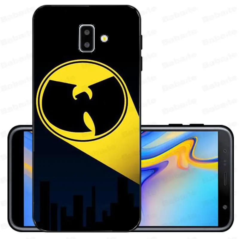 A7 Wu-Tang Wu Tang Clan черный ТПУ Мягкий силиконовый чехол для телефона samsung Galaxy j6 plus A6 A8 A9 A10 A30 A50 Coque Shell - Цвет: A7