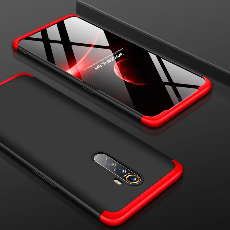 Чехол для Oppo Realme X2 Pro Защитный матовый Жесткий чехол с полным покрытием 360
