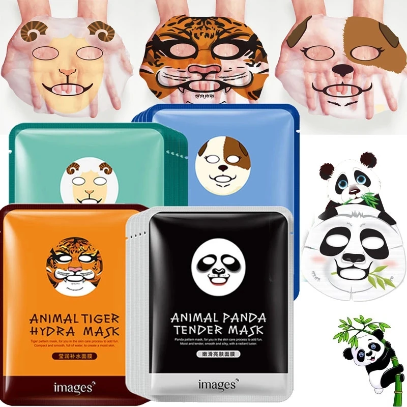 1 шт. увлажняющая маска для лица с собакой | Красота и здоровье