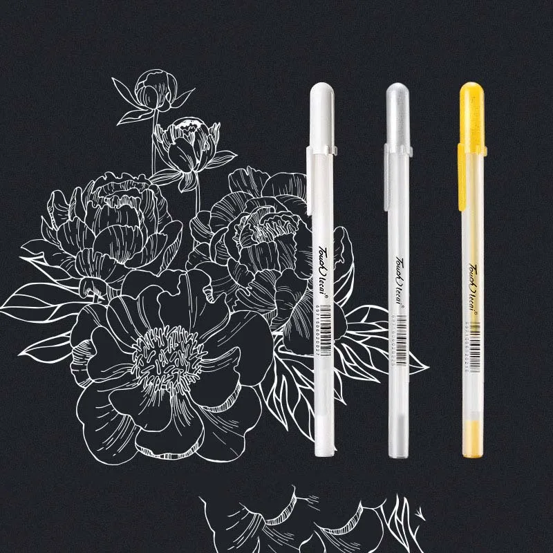 

3pcs/set Gel Pen Highlight Liner Art Creative Design Manga Painting Supplies School Supplies Stationery Office Accessories