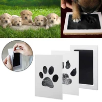 baby handprint footprint ink pads kits pet cat dog paw print souvenir safe non toxic gifts 090c