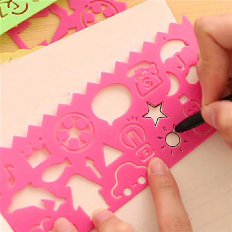 4 шт. пластиковая линейка для рисования детей | Игрушки и хобби