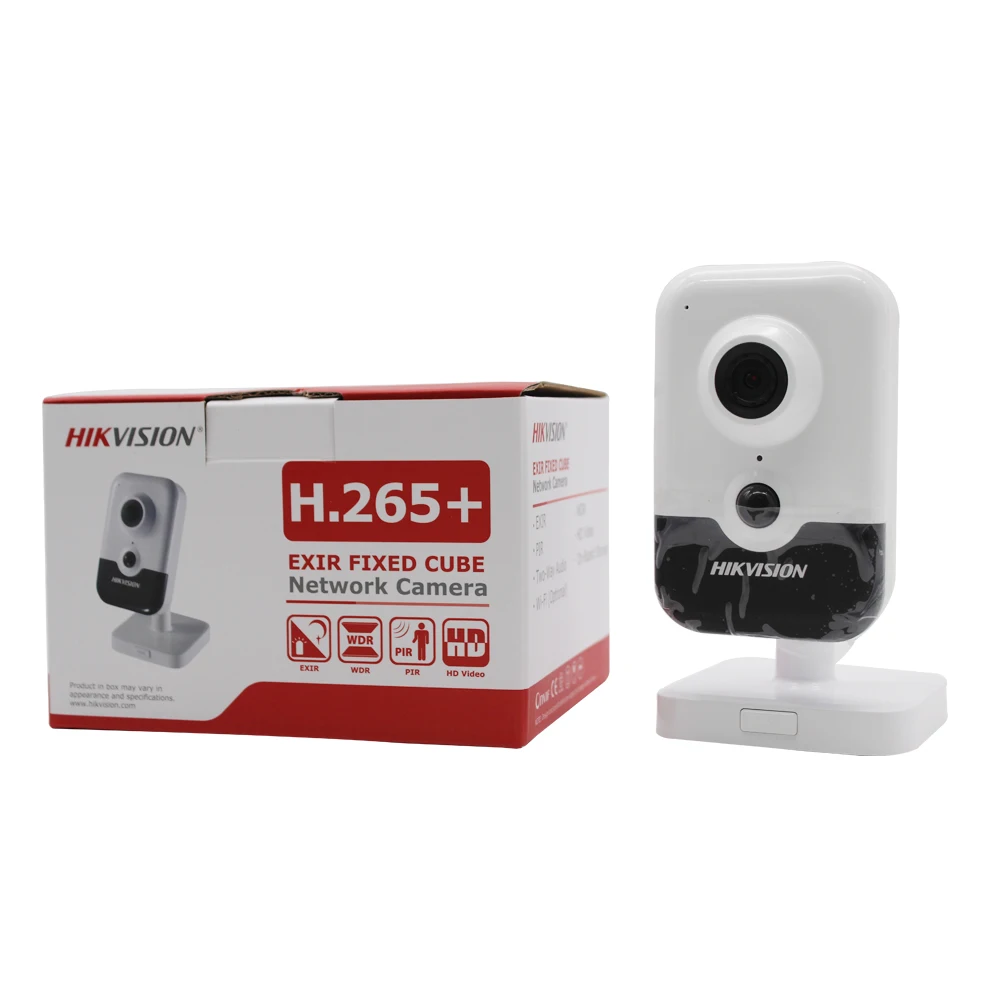 Hikvision 6MP фиксированный куб Wi-Fi (опционально) Сетевая камера POE Встроенный микрофон