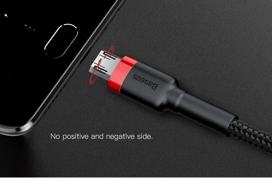 Baseus Micro USB кабель зарядное устройство для samsung Galaxy S7 S6 Быстрая зарядка мобильного телефона зарядное устройство Шнур для huawei Планшета USB кабель провод