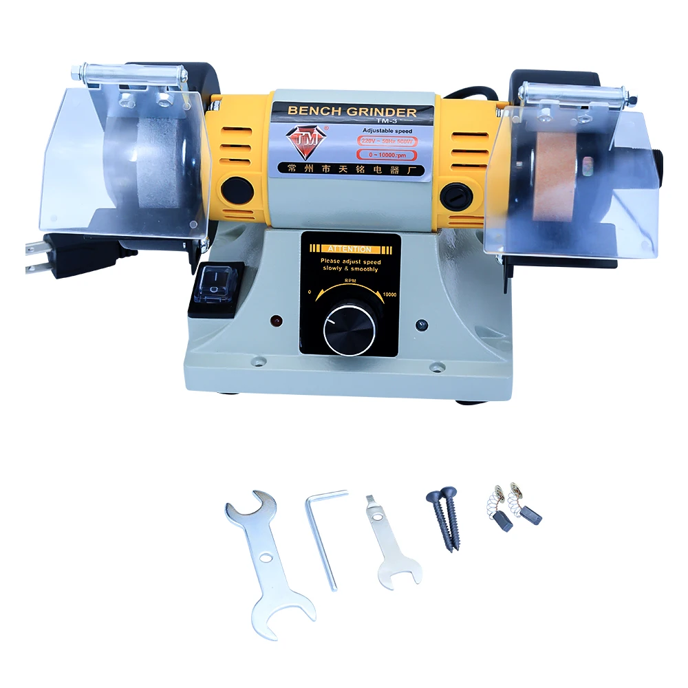 Настольная шлифовальная машина TM3 с регулируемой скоростью ручные