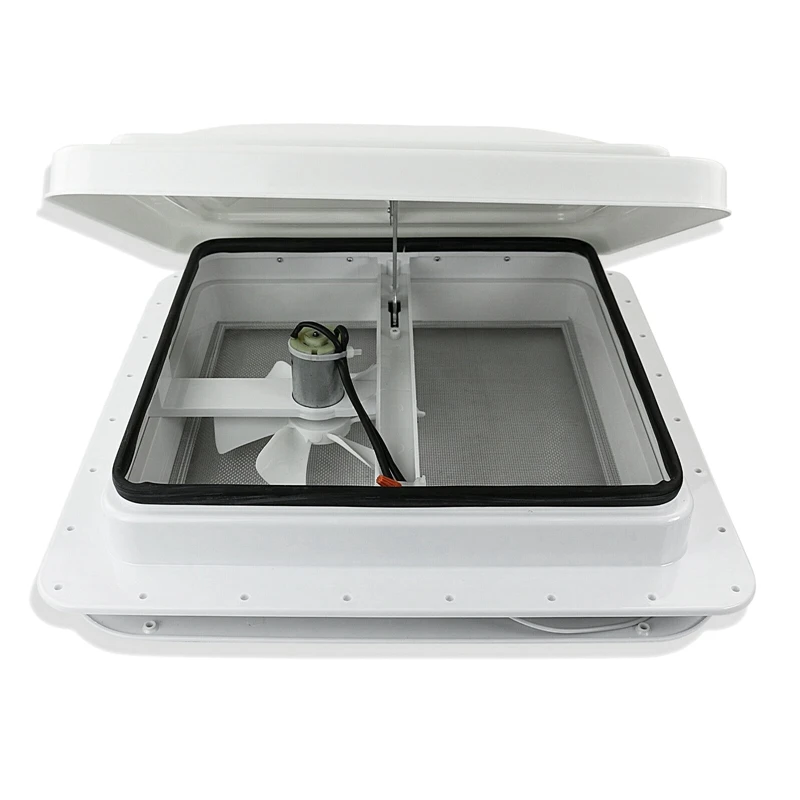 14 дюймов X RV вентиляционный вентилятор на крыше Vent 12V питания белая крышка