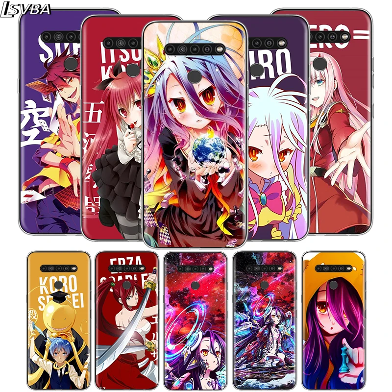 

Game No Life Anime For LG V60 V50S V50 G8X G8S G8 G7 ThinQ 5G K61 K51S K41S K30 K20 Q60 Q9 Soft Phone Case