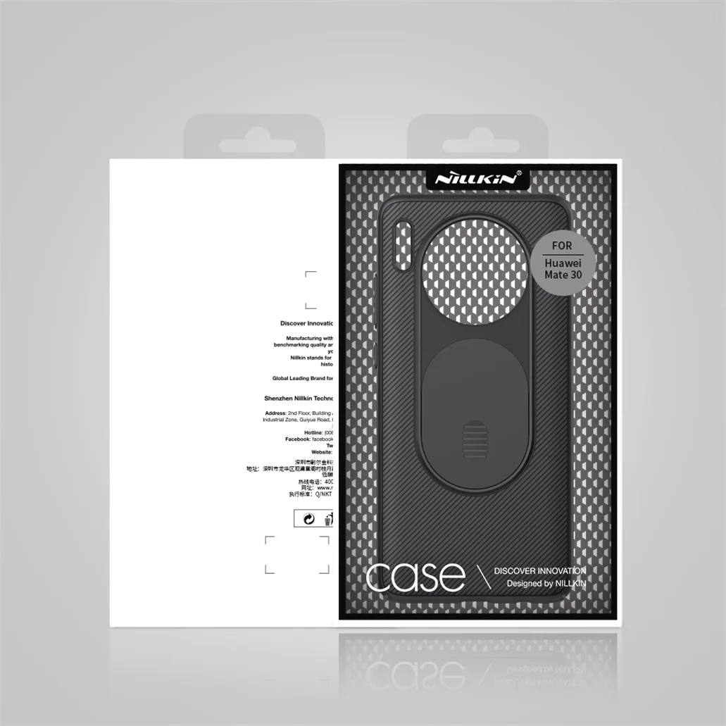 Для huawei mate 30 Pro 5G чехол NILLKIN CamShield чехол слайд-камера защита конфиденциальности Классическая задняя крышка для huawei mate 30
