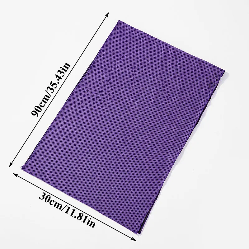 

Hot Sold 90*30cm Sports Ice Towel Utility Enduring Instant Cooling Towel Breathable Sport Ice Towel Outdoor Fitness Exercise