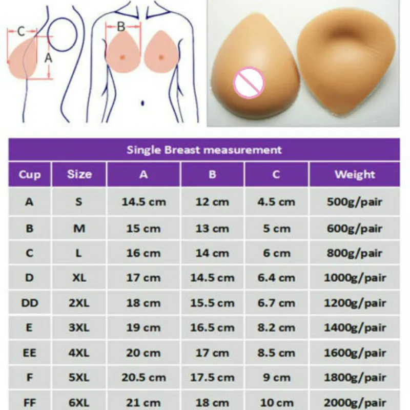

D Cup Silicone Breast Forms Crossdresser Fake Boobs Transgender Chest Enhancers Transgender Queen Transvestite Mastectomy Bra