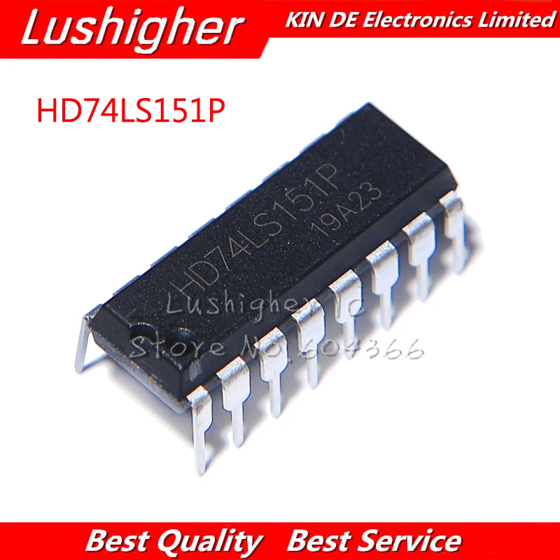 Новый оригинальный HD74LS151P DIP 16 74LS151 10 шт.|Интегральные схемы| |