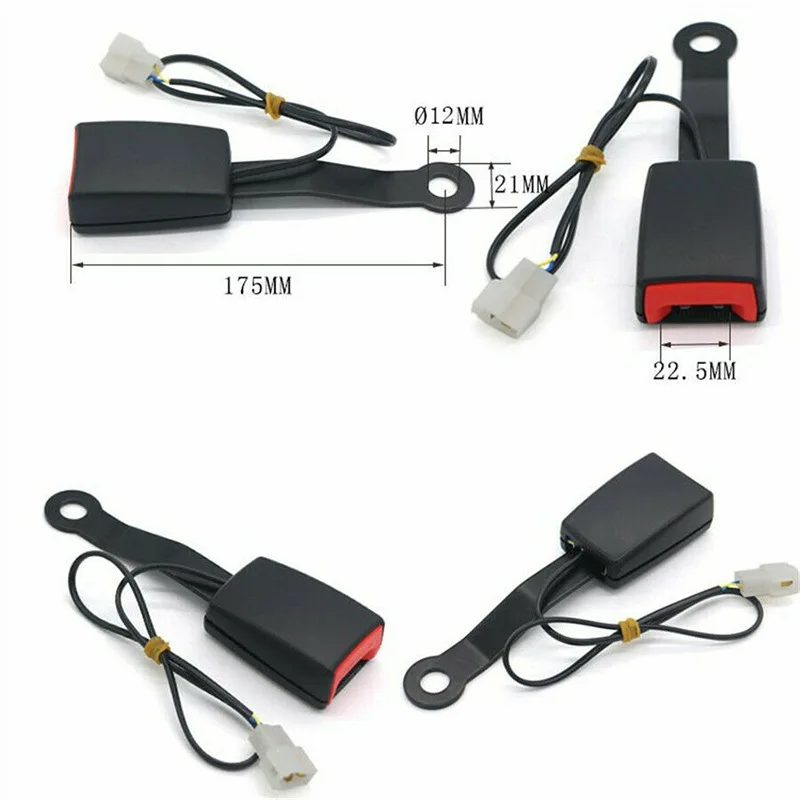 Автомобильный передний Ремень для сиденья с пряжкой на подкладе разъем