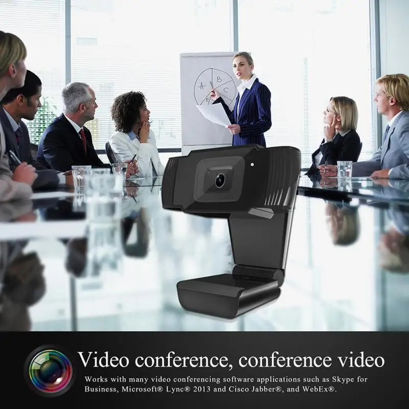 

USB 2.0 1080P Webcam HD Computer PC WebCamera With Microphone Rotatable Cameras For Live Broadcast Video Calling Conference Work